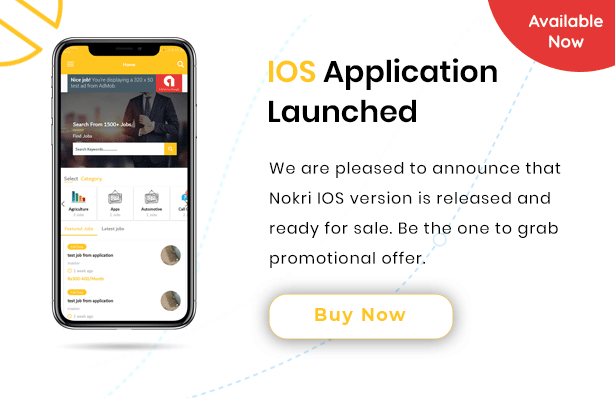 L'application nokri ios est disponible